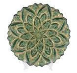 Блюдо большое КСЕНИЯ 33,4см. бирюза &mdash; Posudio