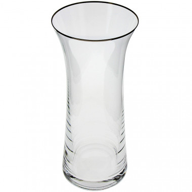 Ваза с серебряной отводкой Crystal Bohemia 82500/250/200524 — Posudio