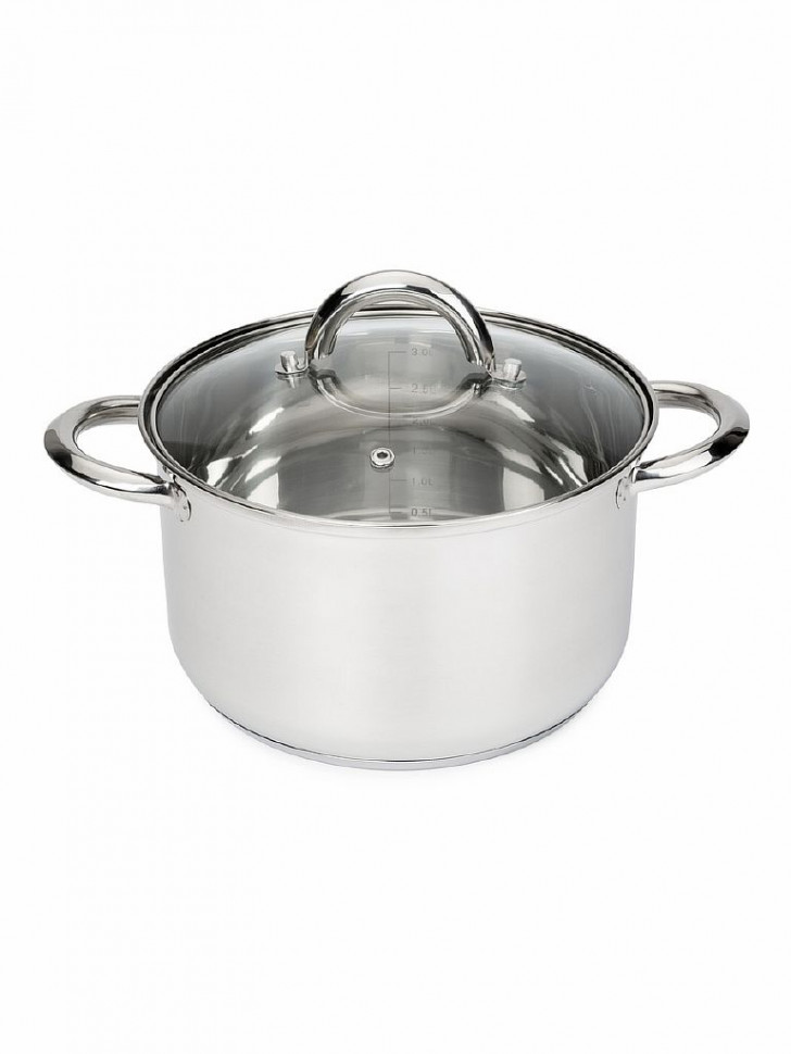 Кастрюля с крышкой SIMPLE 6л. фото 1 — Posudio