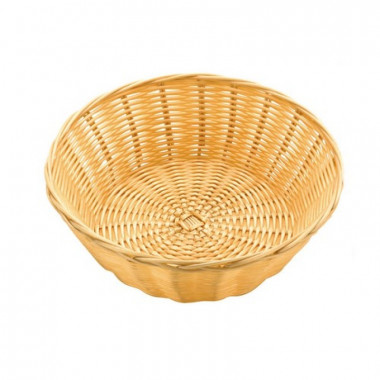 Хлебница плетеная 20см. ротанг бежевая  P.L. — Posudio