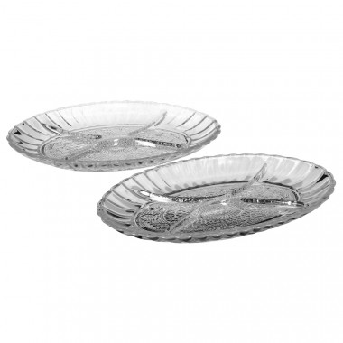 Набор блюд овал. с разд. 260*185мм.KONYA 2шт. — Posudio