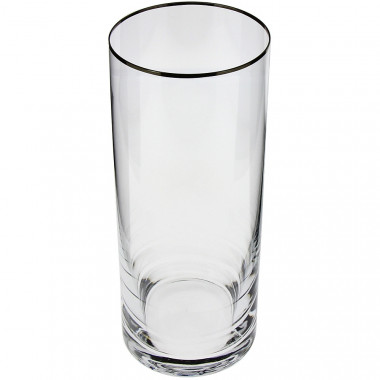 Ваза с серебр отводкой Crystal Bohemia 82502/260/200524 — Posudio