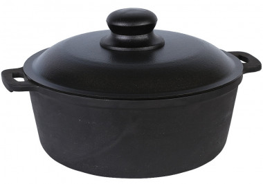 Кастрюля чугун.литая  4л &mdash; Posudio