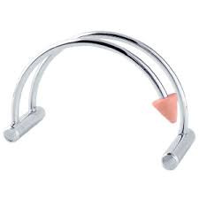 Салфетница Дуга пласт серебр &mdash; Posudio