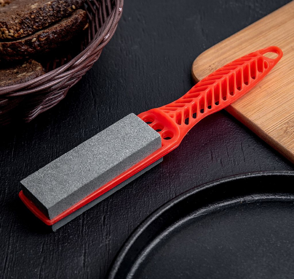 Точилка для металлических ножей с ручкой 21,5х4 см фото 1 — Posudio