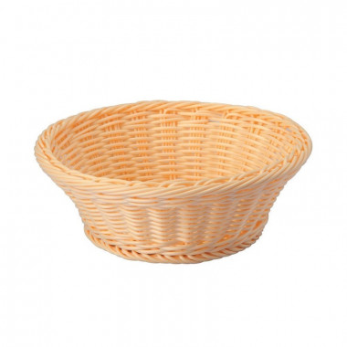 Хлебница плетеная 23см. ротанг бежевая  P.L. — Posudio