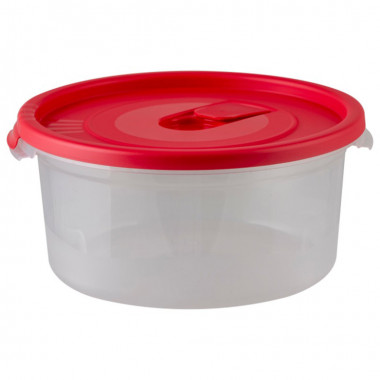 Контейнер д/СВЧ 1,6л кругл.с клап.&quot;Смайл&quot; — Posudio