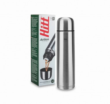 Термос 1000мл. нерж. автомат "ОХОТА" &mdash; Posudio