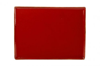 Блюдо прямоугольное 21*27см. Porland Seasons Kırmızı (Красный) 358827 &mdash; Posudio