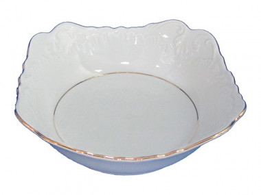 Салатница прямоугольная 27см Cmielow Rococo gold 0033710 3604 — Posudio