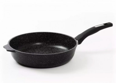Сковорода  индукц. 24см.Гранит black — Posudio
