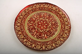 Блюдо плоское 33см.Роккоко красное (Турция) &mdash; Posudio