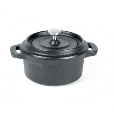 Кокот серв. с крышкой чугун — Posudio