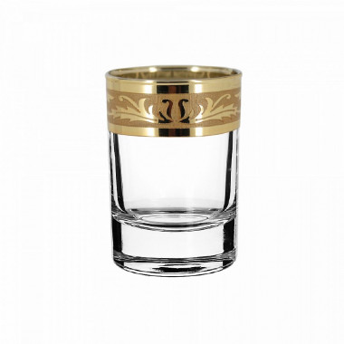 Набор стопок 6шт  с рис.&quot;Русский узор&quot; (Гусь Хрустальный) EAV49-837 — Posudio