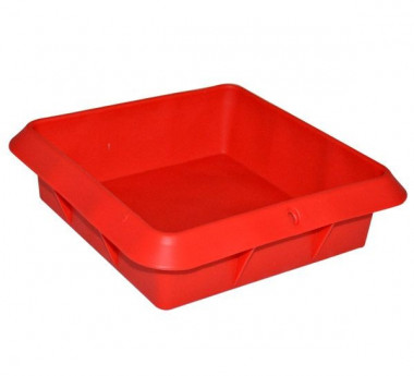 Форма д/пирога квадр. 23х23х6,5см 4цв HYW0329 — Posudio