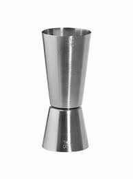 Джиггер 30/60мл сталь нерж. H=10см метал. — Posudio