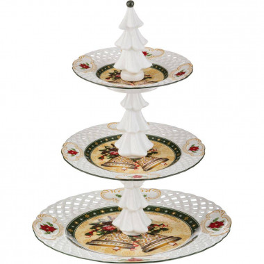Фруктовница 3-х ярусная Christmas — Posudio