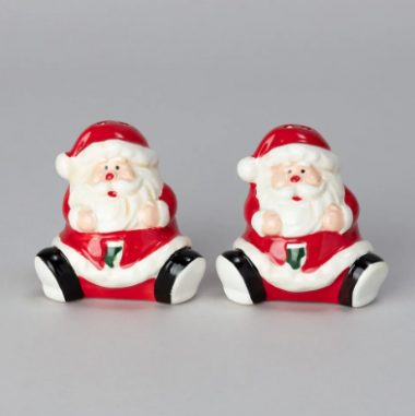 СОЛЬ ПЕРЕЦ AGNESS “С НОВЫМ ГОДОМ!" 2 ШТ. 7*5,2*7см, 358-2272 &mdash; Posudio