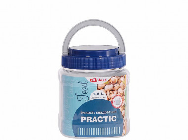Емкость &quot;Practic&quot; универс. квадратная 1,6л — Posudio