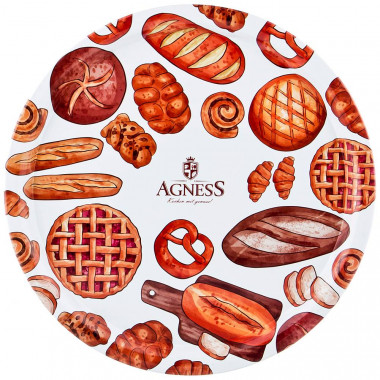 Поднос AGNESS сервировочный 40см. &mdash; Posudio