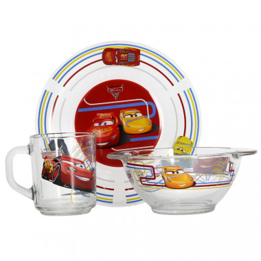 Набор для завтрака 3 предмета Тачки 3 — Posudio