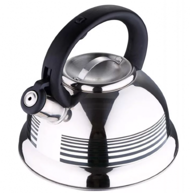 Чайник 2.5л мет. свист. индукц. (Wellberg), 6664WB — Posudio