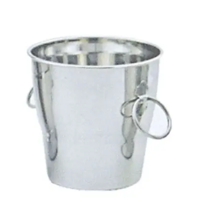 Ведро для льда 1,5л. матов/полир/зерк/кольца фото 1 &mdash; Posudio