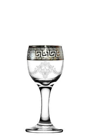 Набор рюмок  6шт с рис &quot;Барокко&quot; (Гусь Хрустальный) EAV63-134 — Posudio