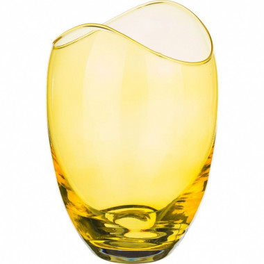 Ваза 180мм Crystal Bohemia Гондола желтая 82591/180/382028 — Posudio