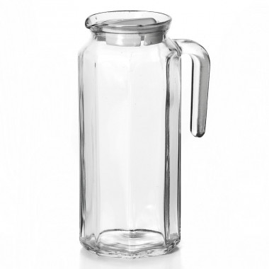 Кувшин с белой крышкой 1000 мл Pasabahce Kosem 80051SLMW &mdash; Posudio