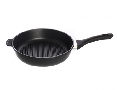 Сковорода гриль 28см Классик (ДЕКО), ГРСЛ-28 — Posudio