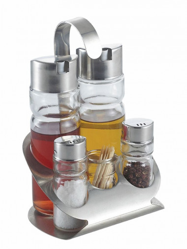 Набор д/специй соль+перец масло уксус  03172181 — Posudio
