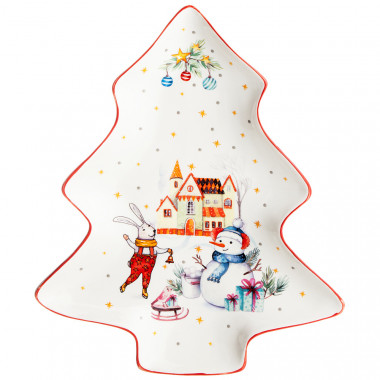 ТАРЕЛКА LEFARD WINTER STORY СЕРВИРОВОЧНАЯ, 29*24СМ &mdash; Posudio