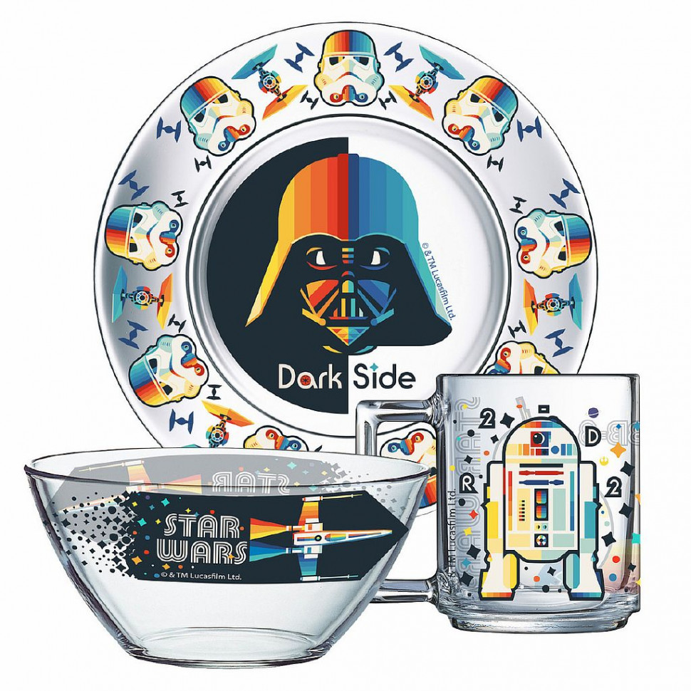 Набор для завтрака 3 предмета ОСЗ STAR WARS18C2055SW фото 1 &mdash; Posudio
