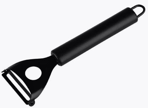 Картофелечистка CLASSICO NERO из сплава цинка non-stick, цвет черный фото 1 — Posudio