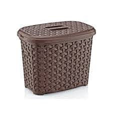Ротанг корзина с крышкой 20л  DEMIREL &mdash; Posudio