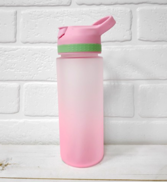 Бутылка для напитков с трубочкой 650мл. LEMON фото 1 &mdash; Posudio