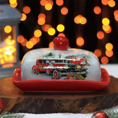 Масленка &quot;С Новым Годом&quot; 16*12*8см. — Posudio