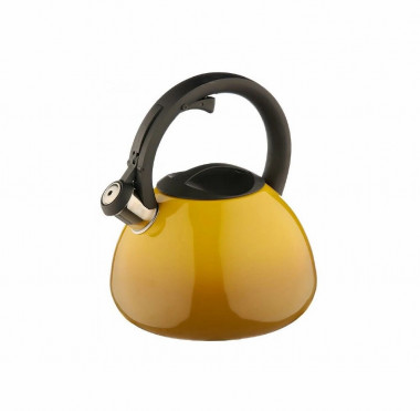 Чайник 2,8л со св индукц. двухцветный горчичный (Катунь) — Posudio