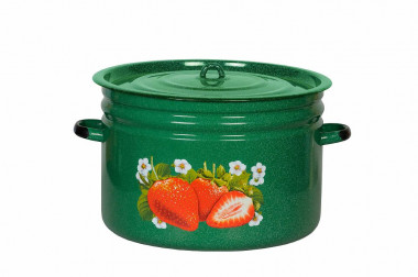 Бак 24л.черн. с зерном КЛУБНИКА — Posudio