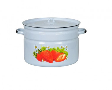 Бак 24л.черн. с зерном КЛУБНИКА — Posudio