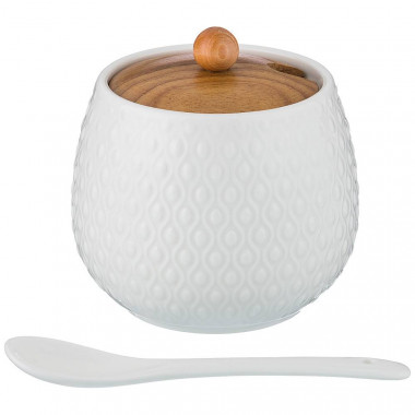 сахарница с ложкой 300мл &mdash; Posudio