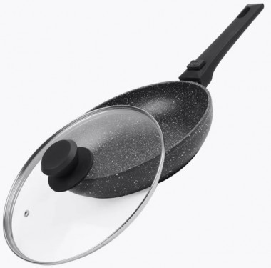 Сковорода 22см с крышкой съемная ручка GP-3022DLR &mdash; Posudio