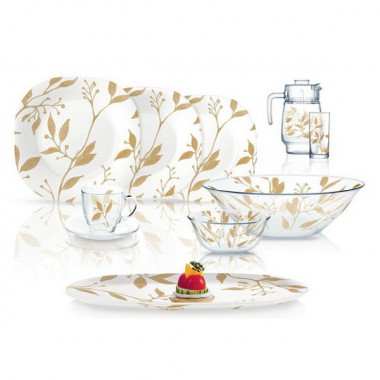 Столовый сервиз КАРИН ЭТЮД ГОЛД 69пр. 12перс — Posudio