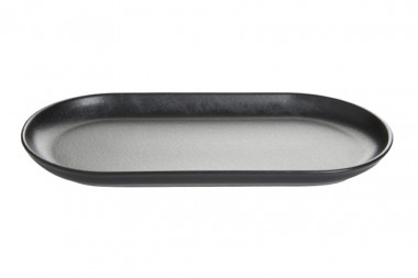 Блюдо овальное 30см. Porland Seasons Siyah (Черный) 118130 — Posudio