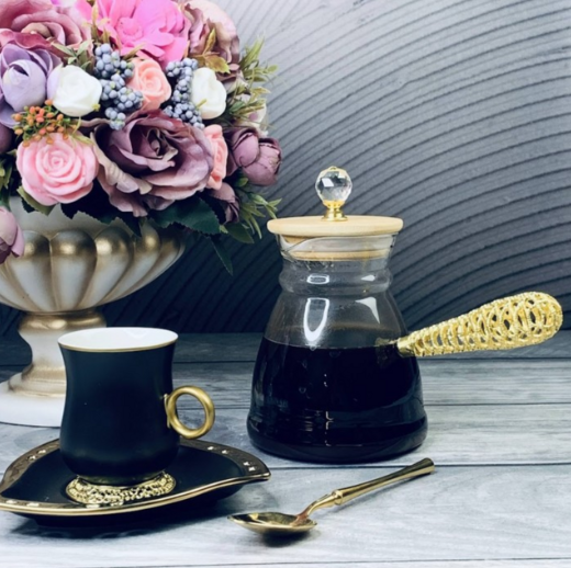 139-047 Турка 600мл. в под.уп.(х24)Стекло фото 1 — Posudio