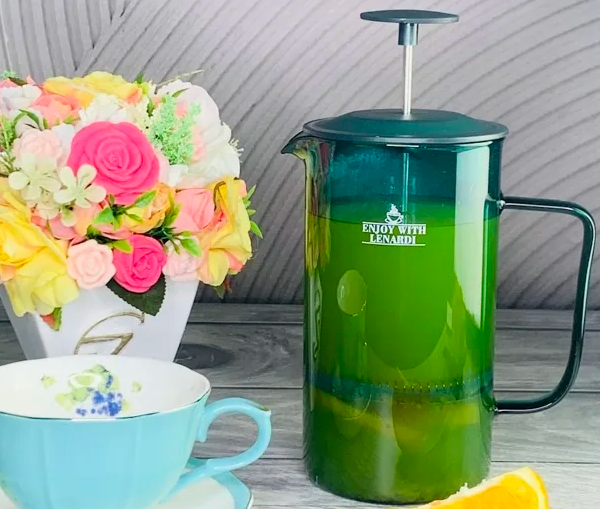 Френч-пресс 1000мл. в под.уп.(х12)Стекло 139-006 фото 1 &mdash; Posudio