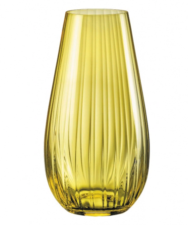 Ваза Crystal Bohemia Желтая оптика 82237/245/22/38202 — Posudio