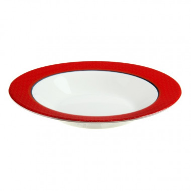 Тарелка суповая АЛЬТО РУБИС 23см &mdash; Posudio