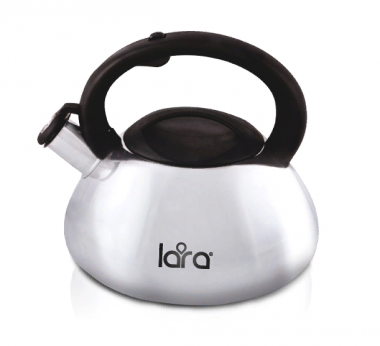 Чайник 3л матов. индукц.черн.ручк. автоподъем.крыш. зерк  (LARA), LR00-12 &mdash; Posudio